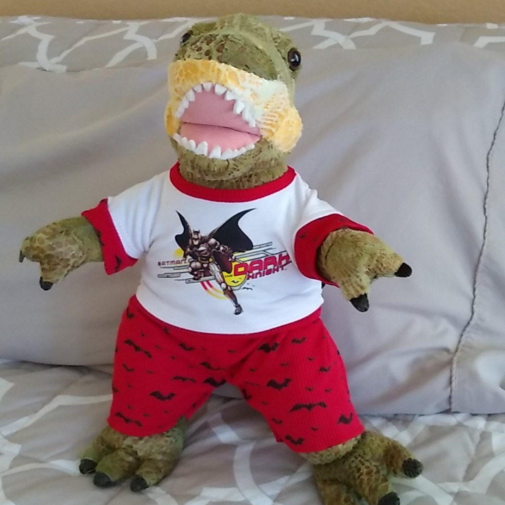 Build a bear T-Rex 🦕 with bag & clothes